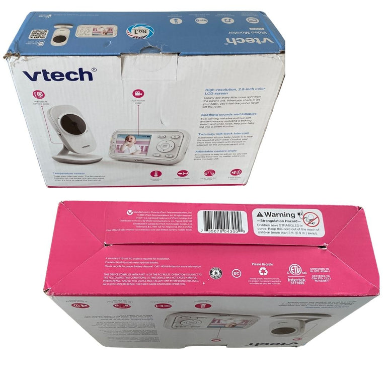VTech Digital Video Baby Monitor 2.8 in with Full-Color and Automatic Night Vision (VM3252)
