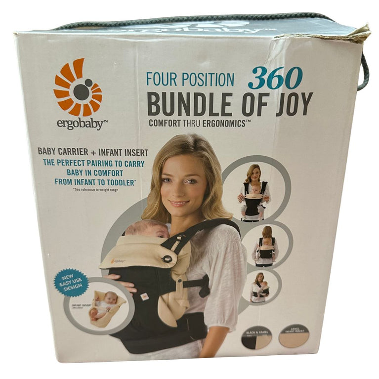 Ergobaby Baby Carrier Four Position 360 - Black/Camel