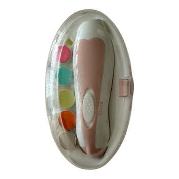Haakaa Baby Nail Trimmer Electric Safe Clippers File Kit Manicure Set - Pink