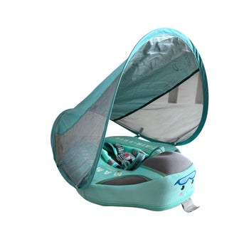 Mambobaby Float Deluxe with Canopy and Tail - Green