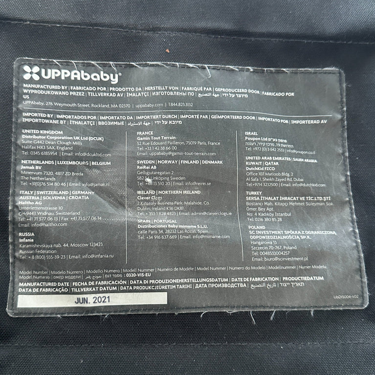 UPPAbaby Vista V2 Stroller - Gregory