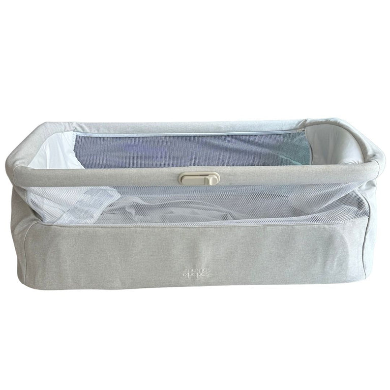 Mamas & Papas Lua Bedside Crib - Beige