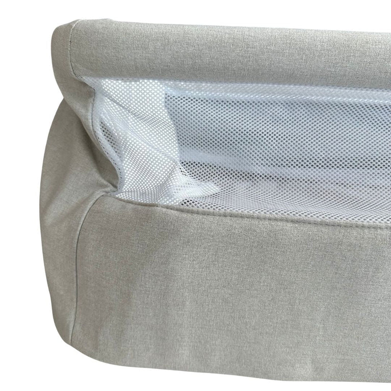 Mamas & Papas Lua Bedside Crib - Beige