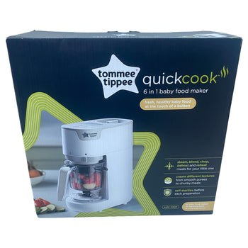 Tommee Tippee Quick Cook 6-in-1 Baby Food Maker - White - 500 ml