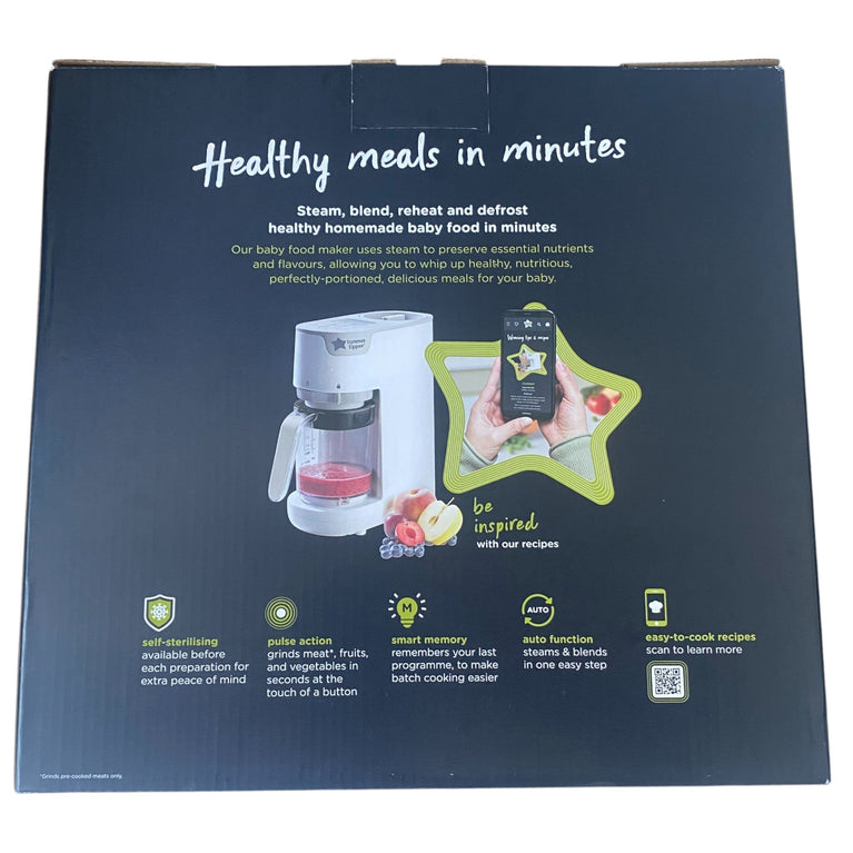 Tommee Tippee Quick Cook 6-in-1 Baby Food Maker - White - 500 ml