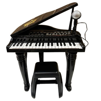 Winfun Symphonic Grand Piano Set for Toddlers - Black