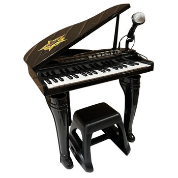 Winfun Symphonic Grand Piano Set for Toddlers - Black