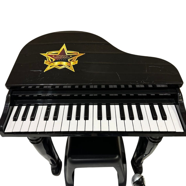 Winfun Symphonic Grand Piano Set for Toddlers - Black