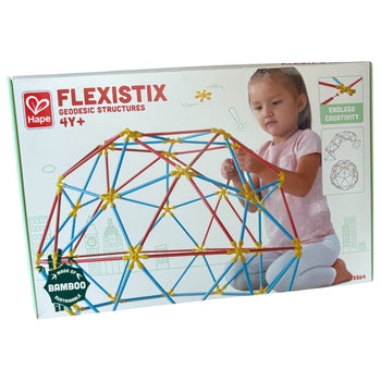 Hape 177-Piece Flexistix Geodesic Structure Bamboo Building Set