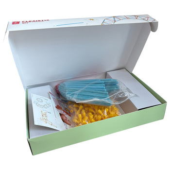 Hape 177-Piece Flexistix Geodesic Structure Bamboo Building Set