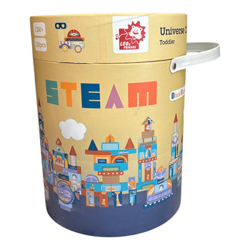 Leo & Friends Universe Creative Blocks (120 Pcs)- Beige Combo