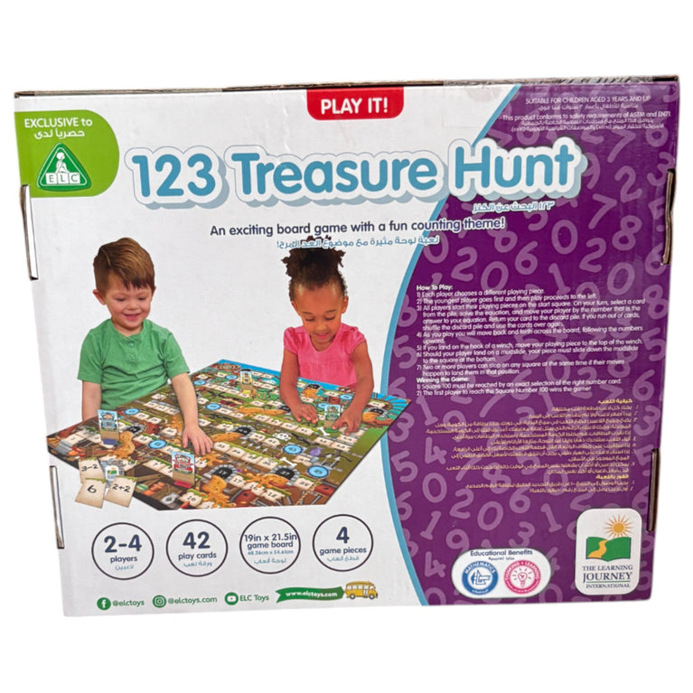 The Learning Journey 123 Treasure Hunt Board Game