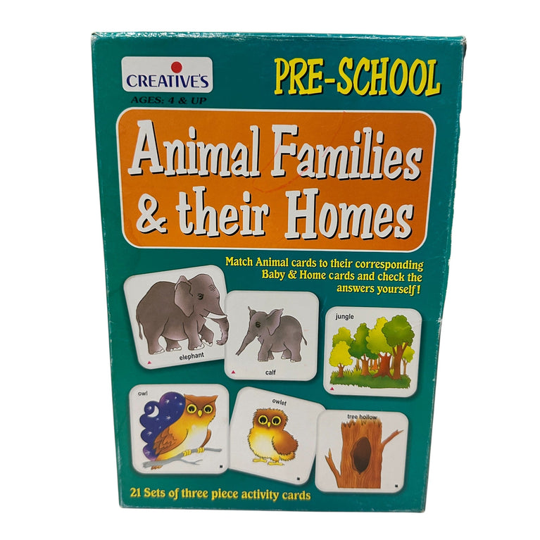 Creatives Animal Families & their homes