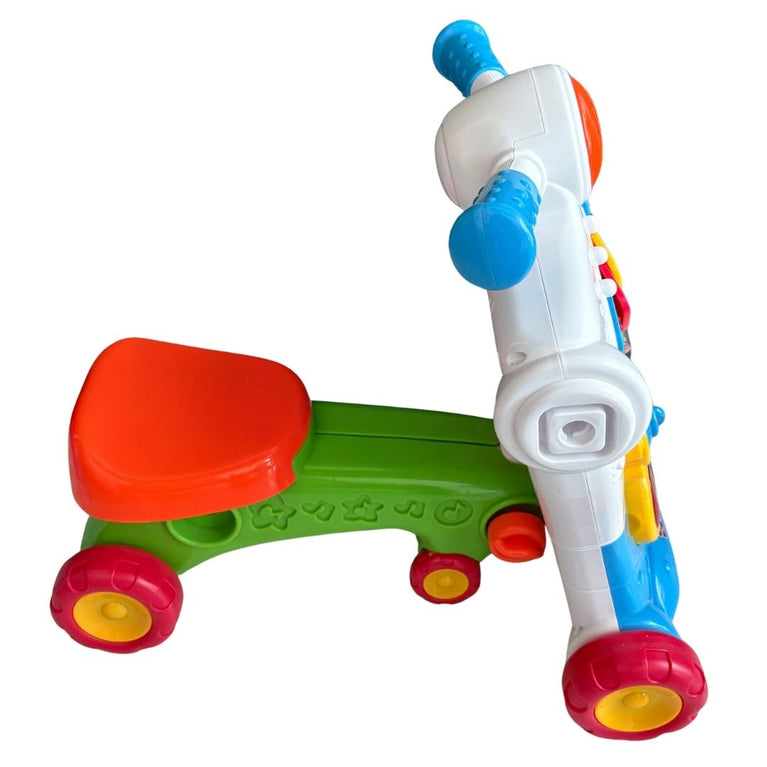 Happy Kids 3-in-1 Little Learner Ride-On Walker