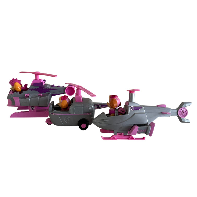 Paw Patrol Skye's Helicopter - Set of 3