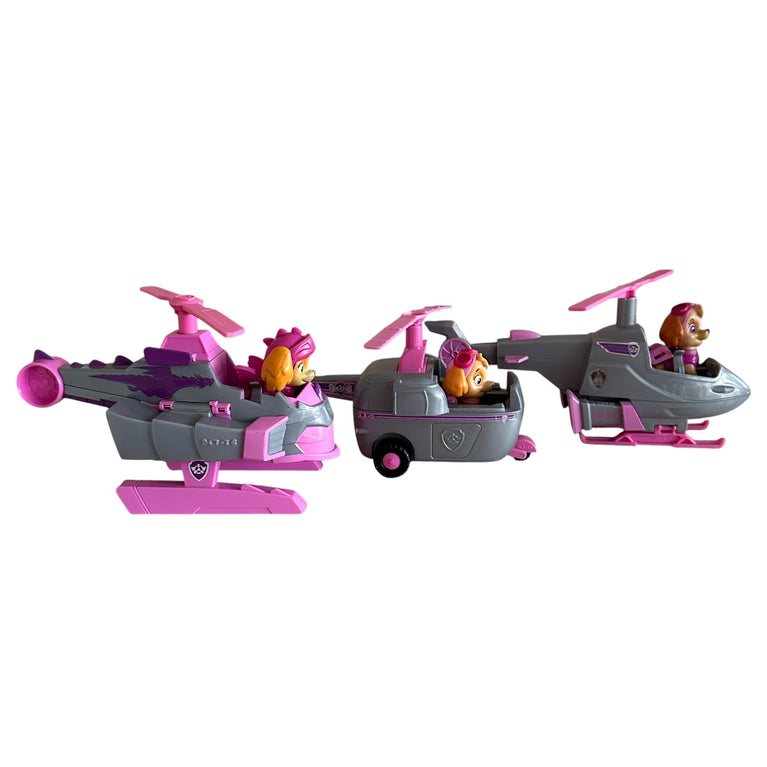 Paw Patrol Skye's Helicopter - Set of 3