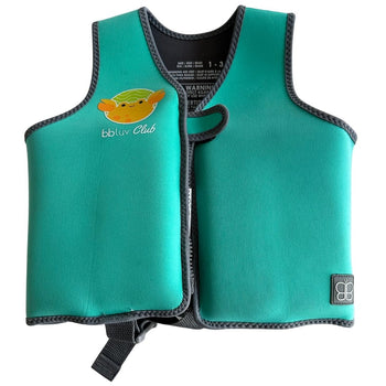 BBLUV Naj Neoprene Swim Vest - Aqua