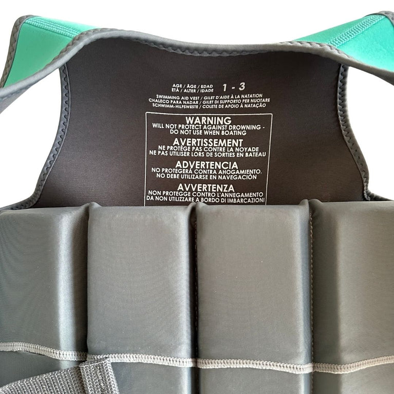 BBLUV Naj Neoprene Swim Vest - Aqua