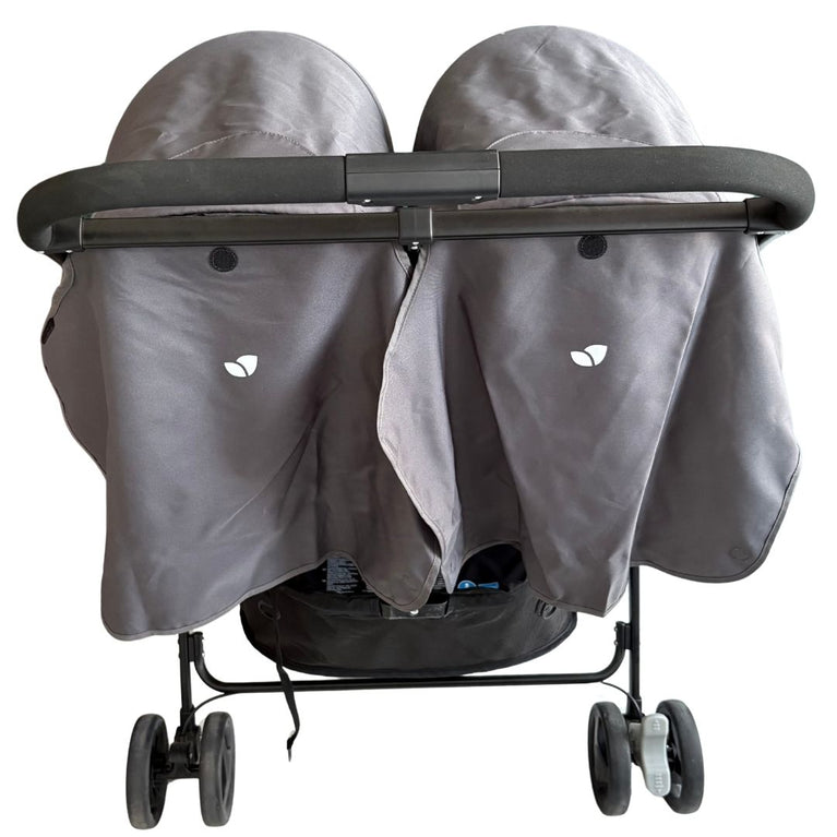 Joie Aire Black Twin Baby Stroller with Multi-Position Recline