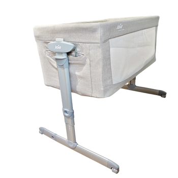 Joie Roomie Glide Bedside Crib - Almond
