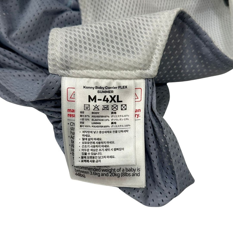 Konny Baby Carrier FLEX SUMMER - Grey