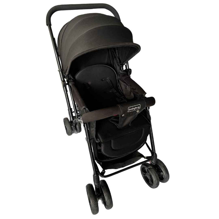 Babyhug-Symphony-Stroller-With-Reverisble-Handle-Black-1