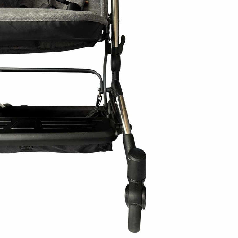 Youbi-Toddler-German-Travel-Light-Stroller-Grey-with-New-Born-Attachment-13