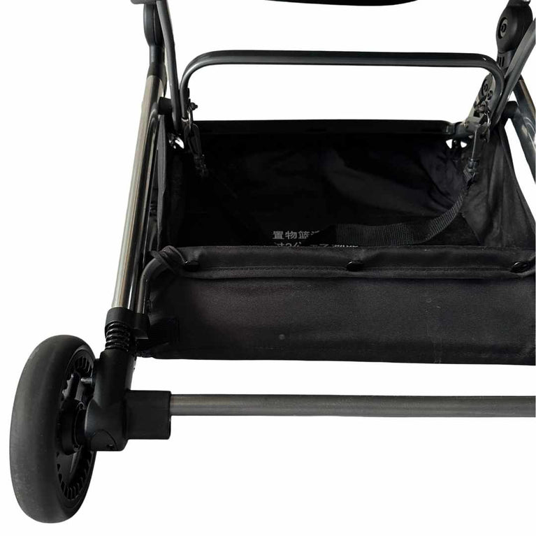 Youbi-Toddler-German-Travel-Light-Stroller-Grey-with-New-Born-Attachment-26