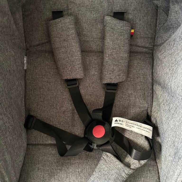 Youbi-Toddler-German-Travel-Light-Stroller-Grey-with-New-Born-Attachment-5