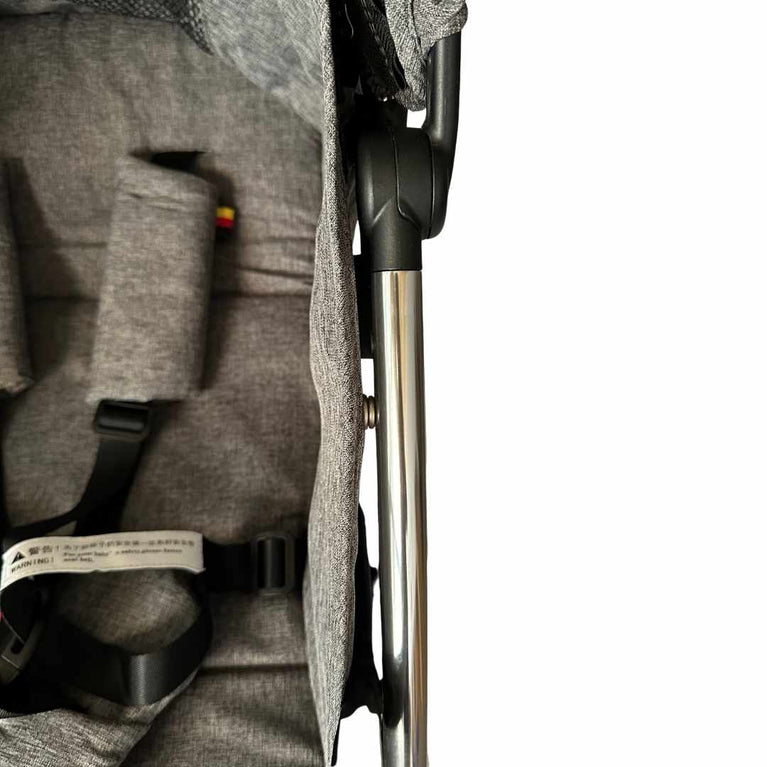 Youbi-Toddler-German-Travel-Light-Stroller-Grey-with-New-Born-Attachment-6