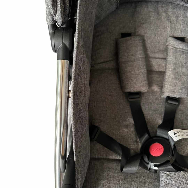 Youbi-Toddler-German-Travel-Light-Stroller-Grey-with-New-Born-Attachment-7