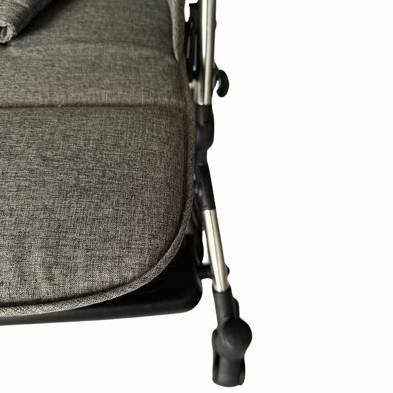 Youbi-Toddler-German-Travel-Light-Stroller-Grey-with-New-Born-Attachment-10