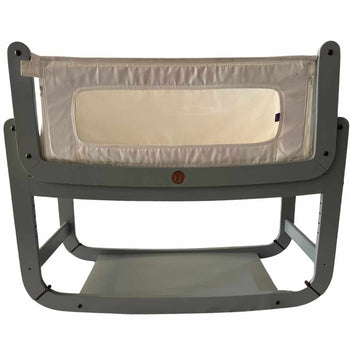 SnuzPod-2-Bedside-Bassinet-Crib-with-Mattress-Grey-1
