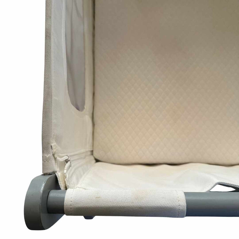 SnuzPod-2-Bedside-Bassinet-Crib-with-Mattress-Grey-9