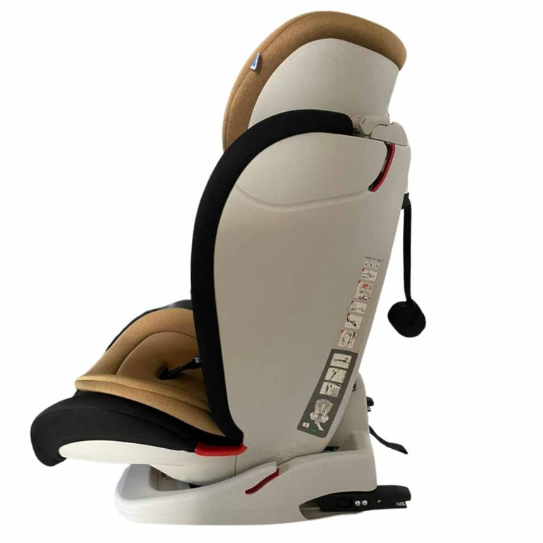 Kikkaboo-Viaggio-Car-Seat-1-2-3-Brown-8