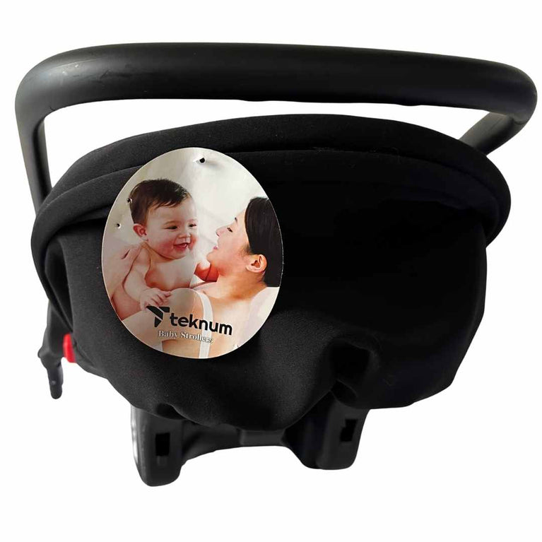 Teknum-3-in-1-Pram-Stroller-+-Bassinet-+-Infant-Car-Seat-Black-43