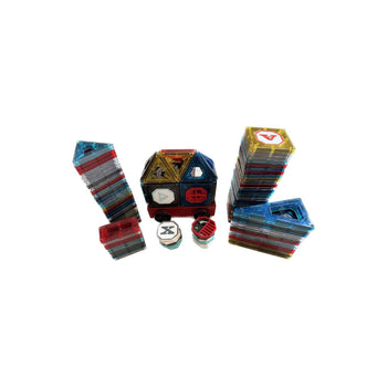 FAO-Schwarz-Magnetic-Tiles-Play-Set-Clear-Colours-Image 2