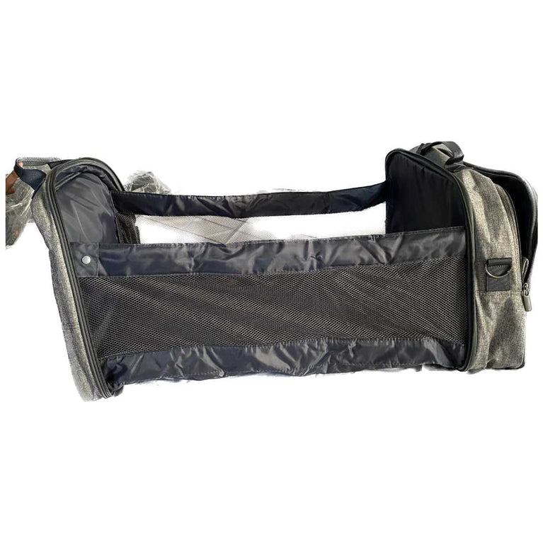 Bizzi-Growin-POD-Travel-Crib-converting-to-Changing-/-Diaper-Bag-Grey-3