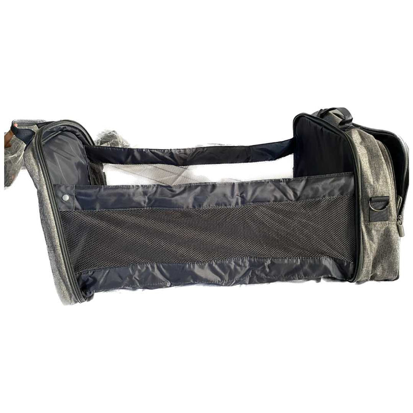 Bizzi-Growin-POD-Travel-Crib-converting-to-Changing-/-Diaper-Bag-Grey-3