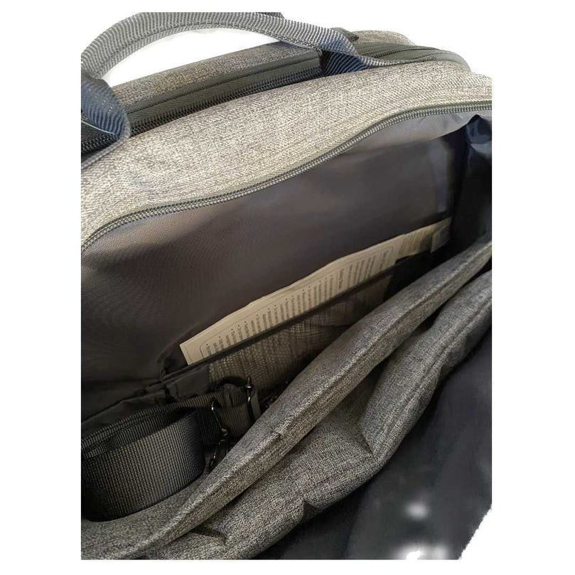 Bizzi-Growin-POD-Travel-Crib-converting-to-Changing-/-Diaper-Bag-Grey-4