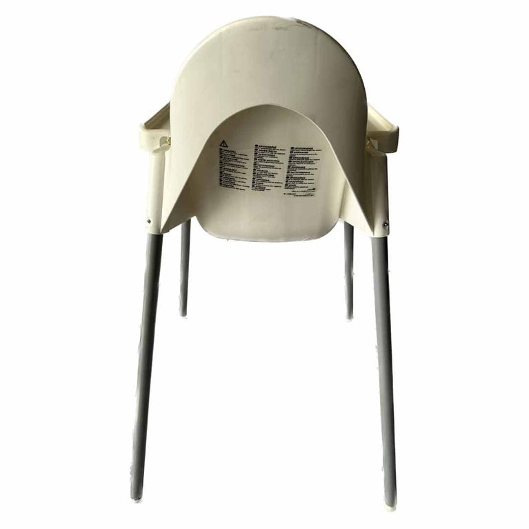 IKEA-ANTILOP-Highchair-with-Safety-Belt-+-Tray-White-&-Silver-7
