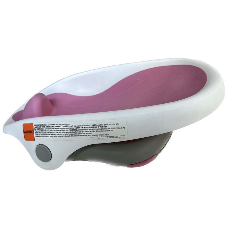 Summer-Infant-Clean-Rinse-Baby-Bather-White-Pink-Image 3