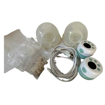 TSRETE-Double-Wearable-Hands-Free-Breast-Pump-Green-1