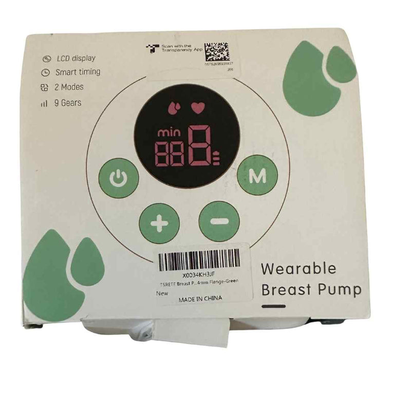 TSRETE-Double-Wearable-Hands-Free-Breast-Pump-Green-5