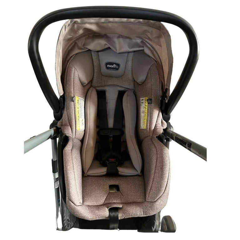 evenflo-Pivot-Travel-System-with-LiteMax-Car-Seat-&-Base-(2019)-Desert-Tan-5