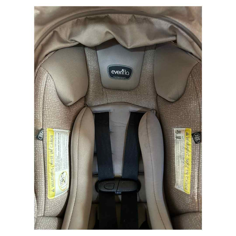 evenflo-Pivot-Travel-System-with-LiteMax-Car-Seat-&-Base-(2019)-Desert-Tan-8