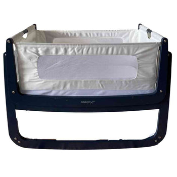 Snuz-SnuzPod-4-Wooden-Bedside-Crib-Navy-1