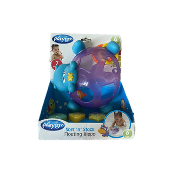 Playgro-Sort-'n'-Stack-Floating-Hippo-Toy-Image 2