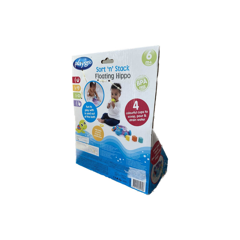 Playgro-Sort-'n'-Stack-Floating-Hippo-Toy-Image 5