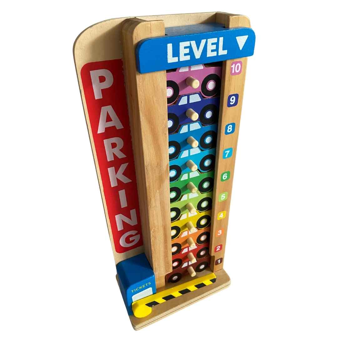 Secondful Melissa Doug Stack Count Parking Garage Shop used Educational in UAE Secondful